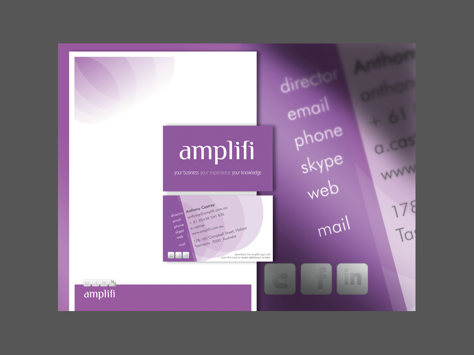 Amplifi Print Collateral